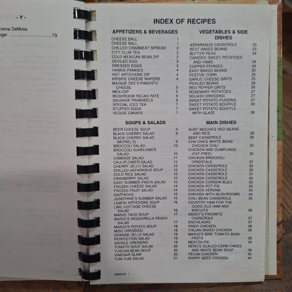 Shofner Lutheran Chapel Bicentennial Cook Book 08 Recipe Bedford County Tennesse - Picture 8 of 10